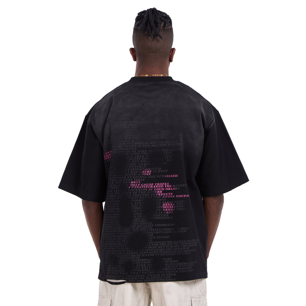 Black Printed T-shirt