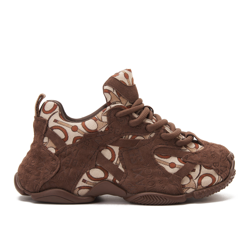Brown In Stlye SLX Low Top Sneakers Luxury Shoes