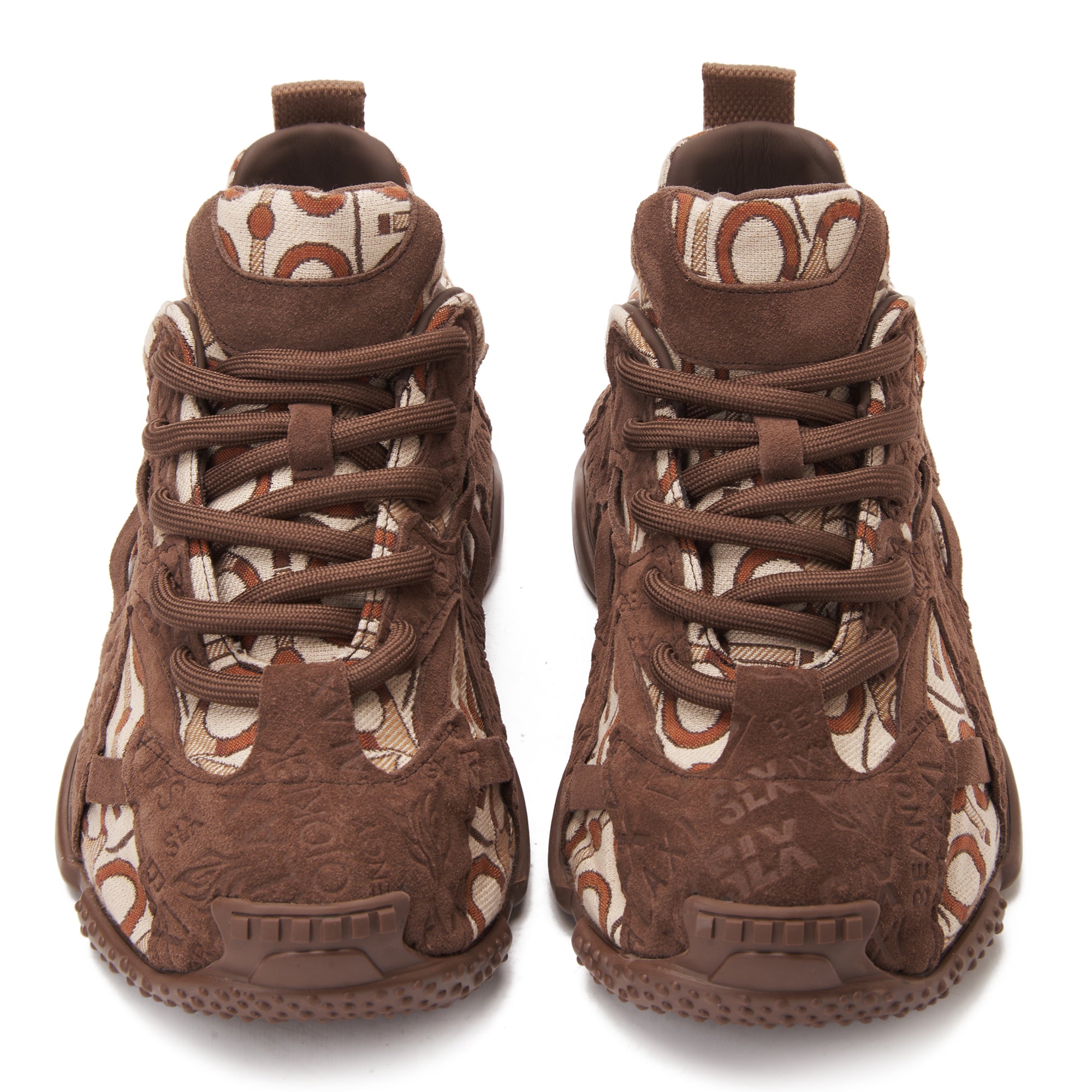 Brown In Stlye SLX Low Top Sneakers Luxury Shoes