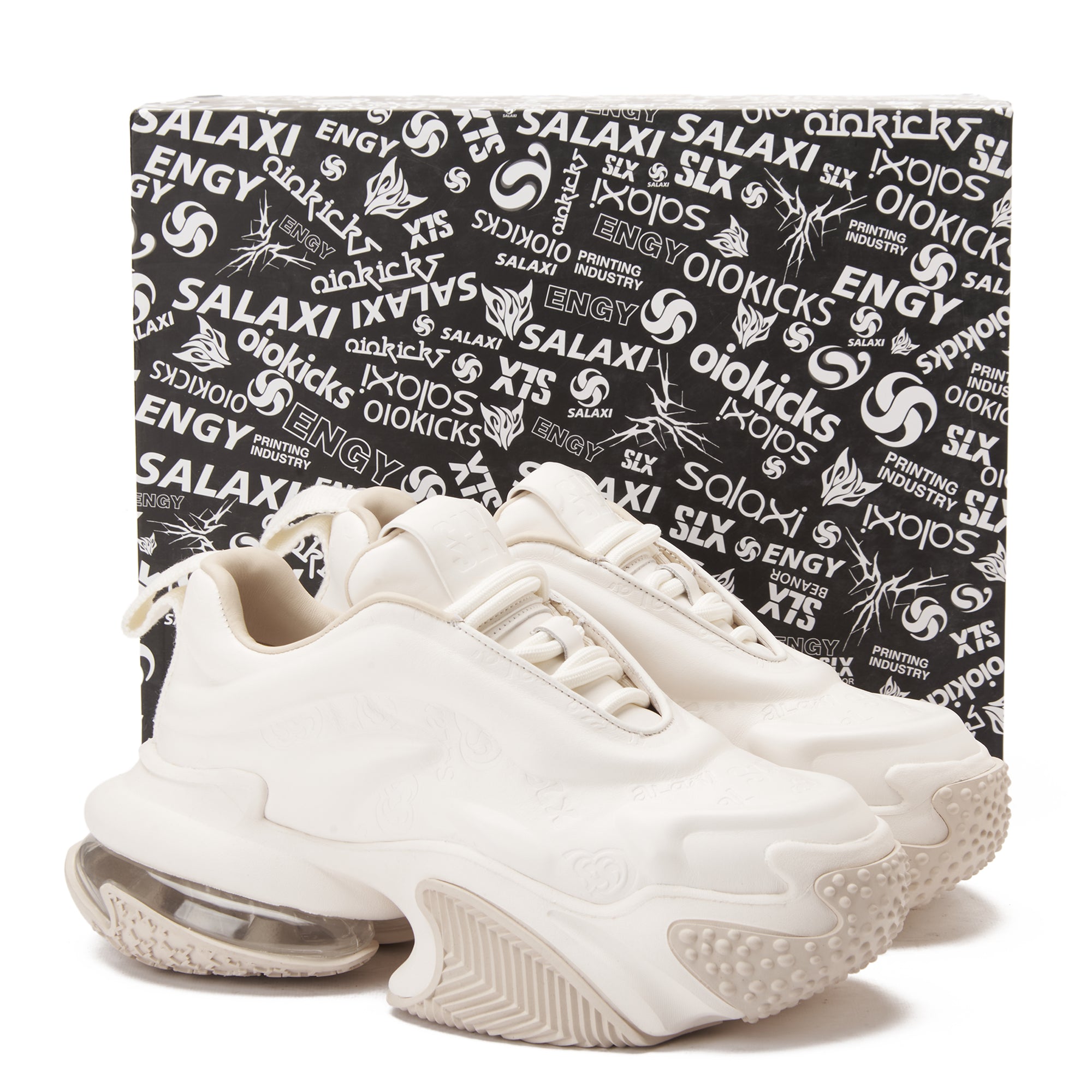 White SLX Beanor Sneakers Luxury Shoes