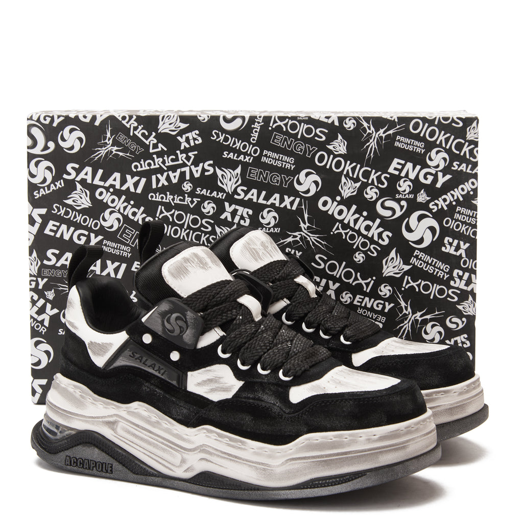 Black SLX Accapole Sneakers Luxury Shoes