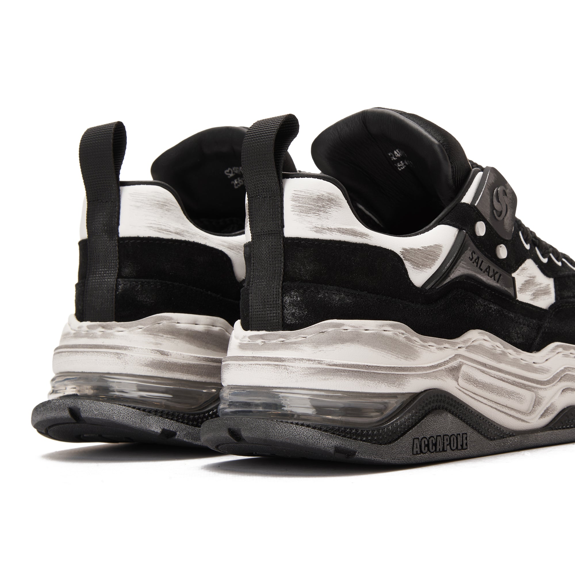 Black SLX Accapole Sneakers Luxury Shoes