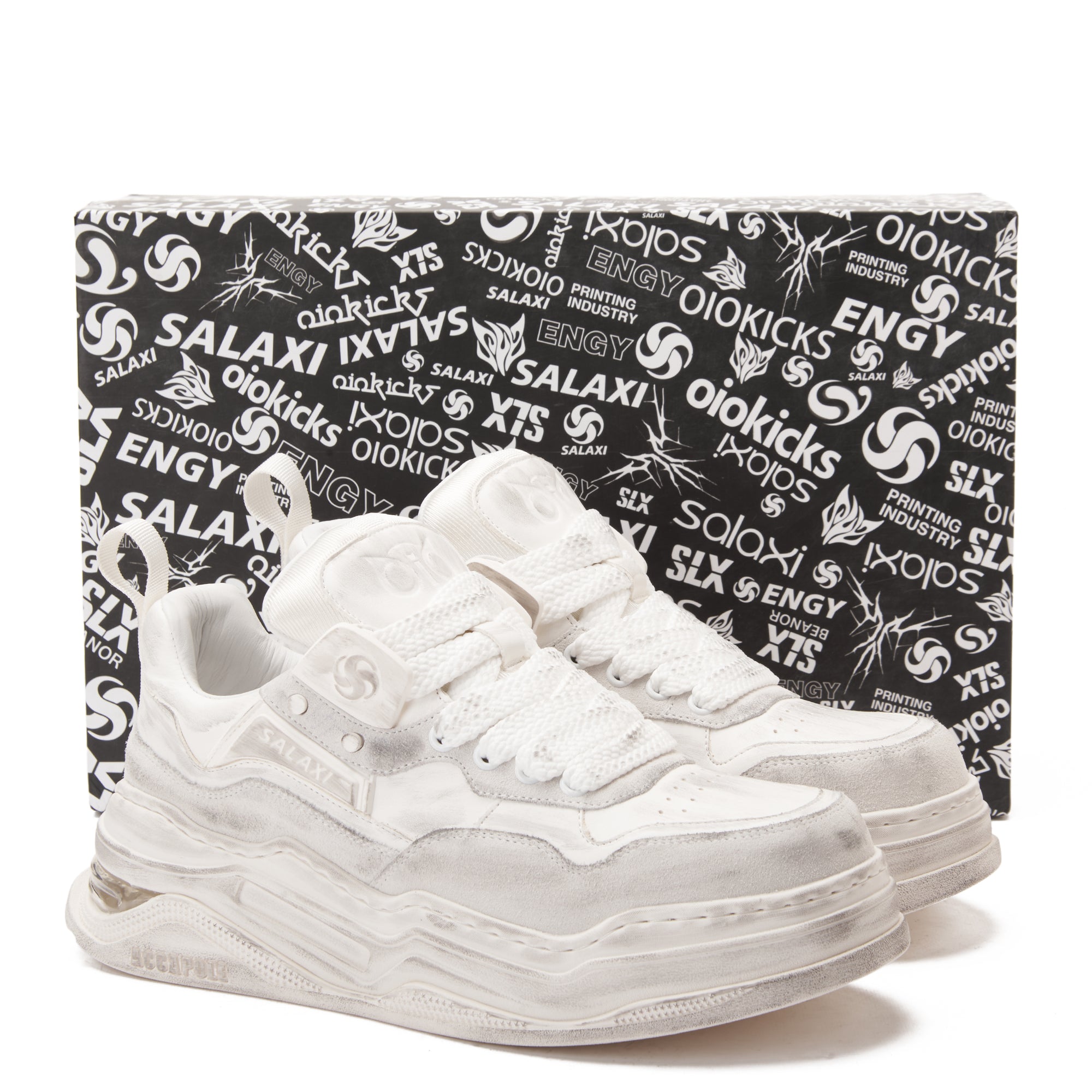 Dirty White SLX Accapole Sneakers Luxury Shoes