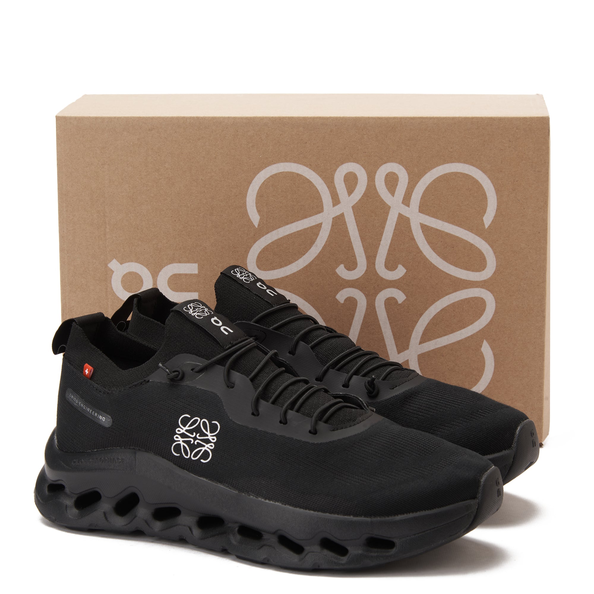 Black DQ CloudTec Phase Sneakers Luxury Shoes