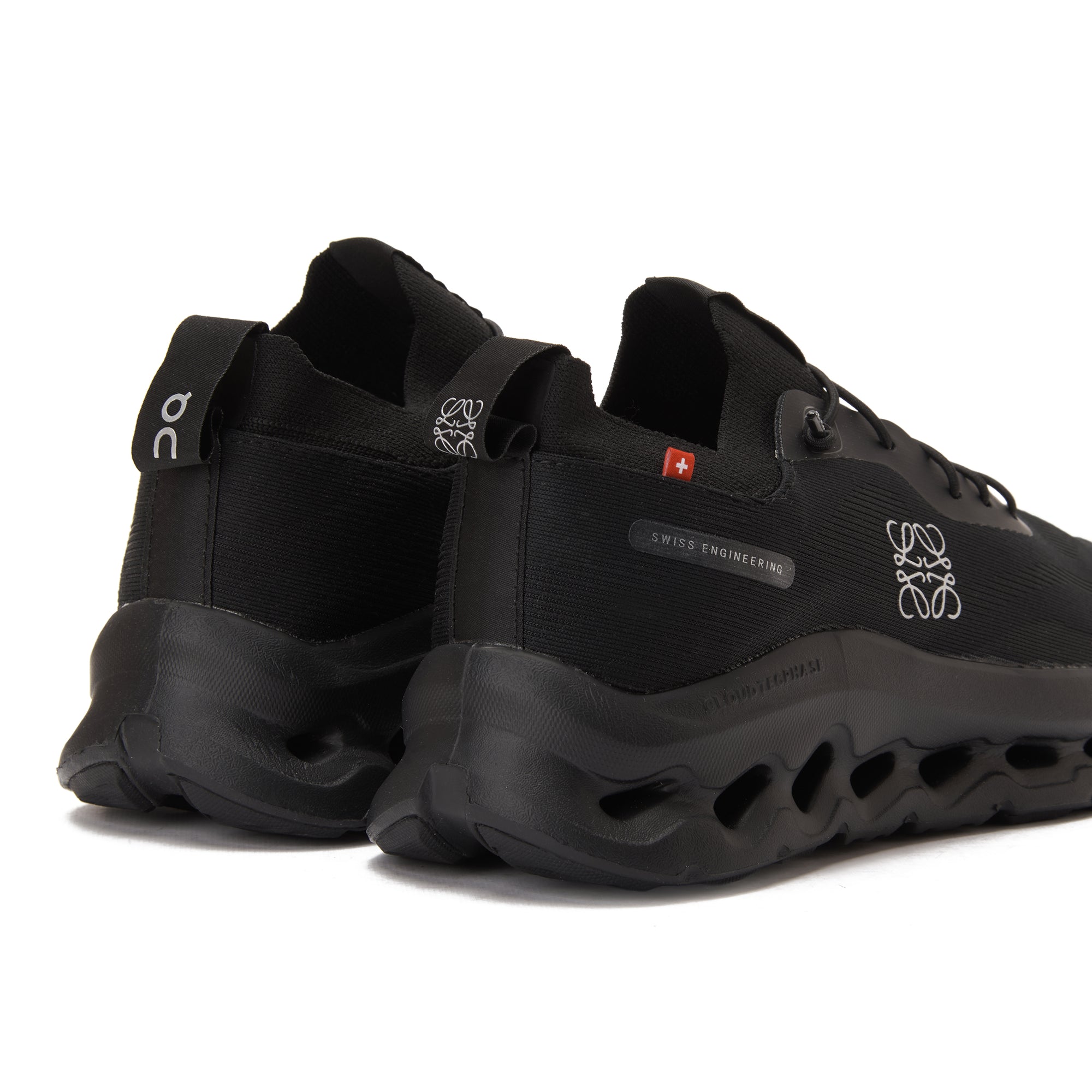 Black DQ CloudTec Phase Sneakers Luxury Shoes