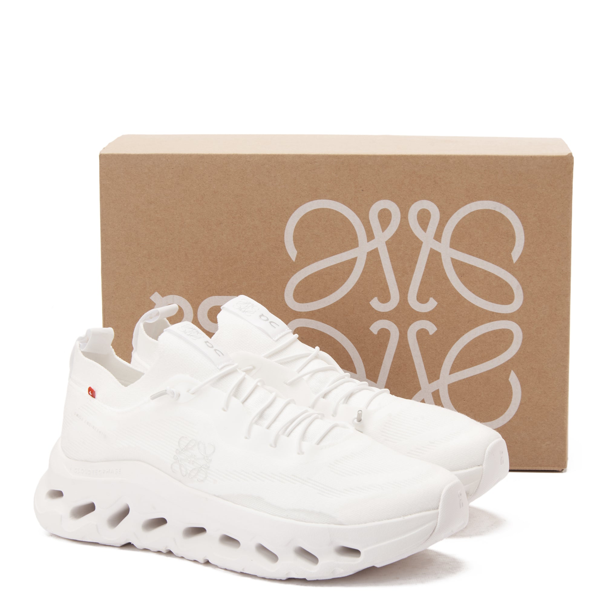White DQ CloudTec Phase Sneakers Luxury Shoes