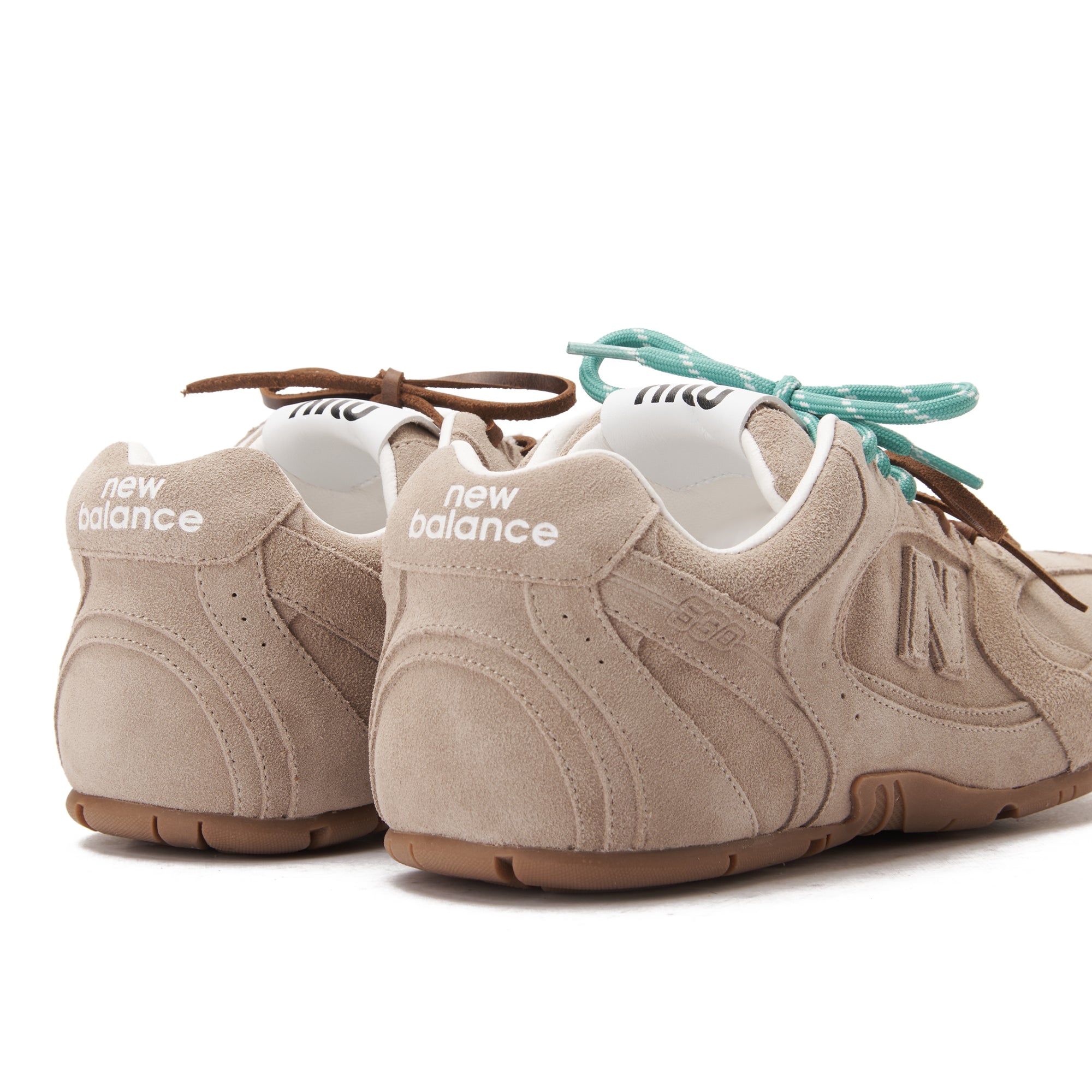 Beige New Balance X Miu Miu 530 SL Sneakers Luxury Shoes