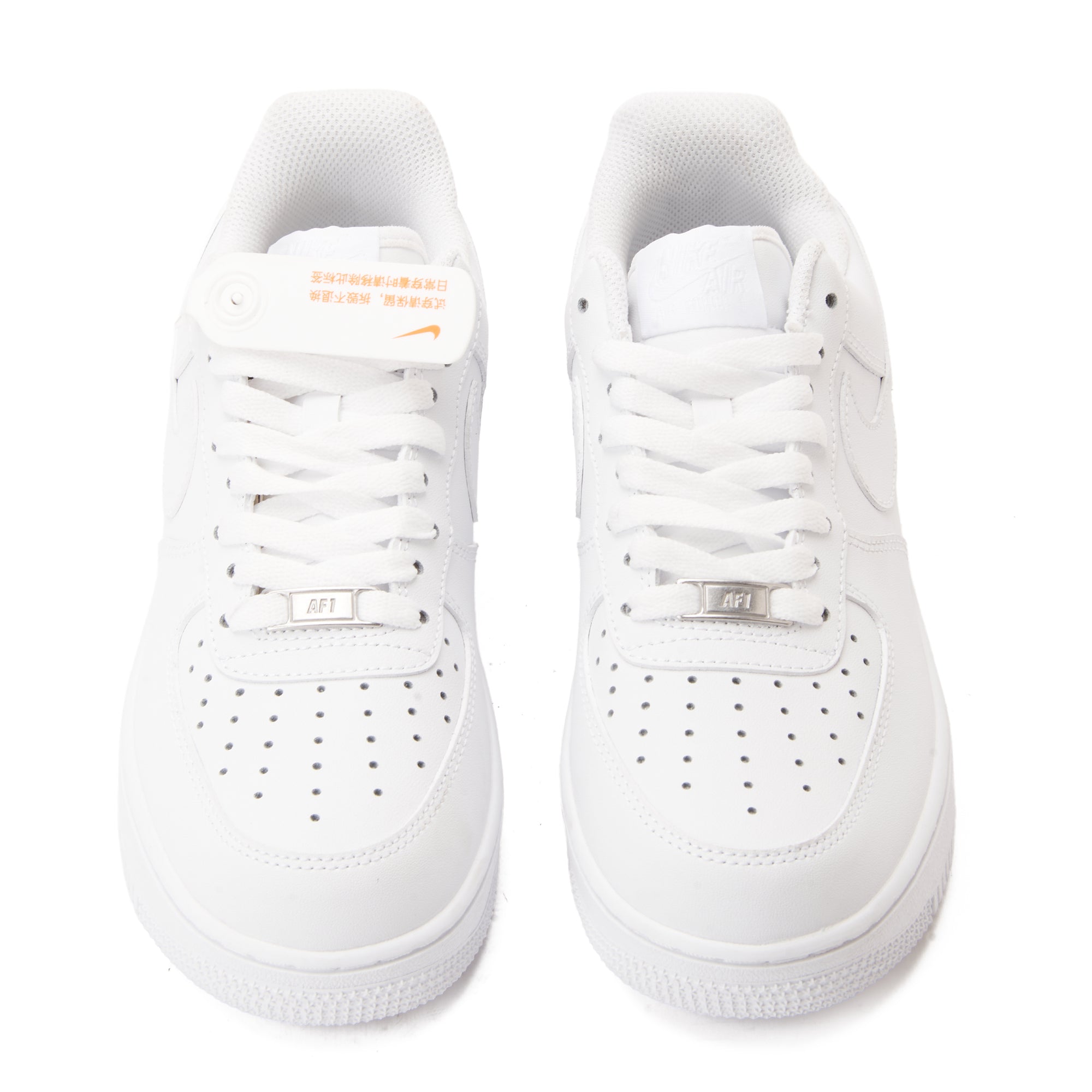 All White Air Force 1 Sneakers Luxury Shoes