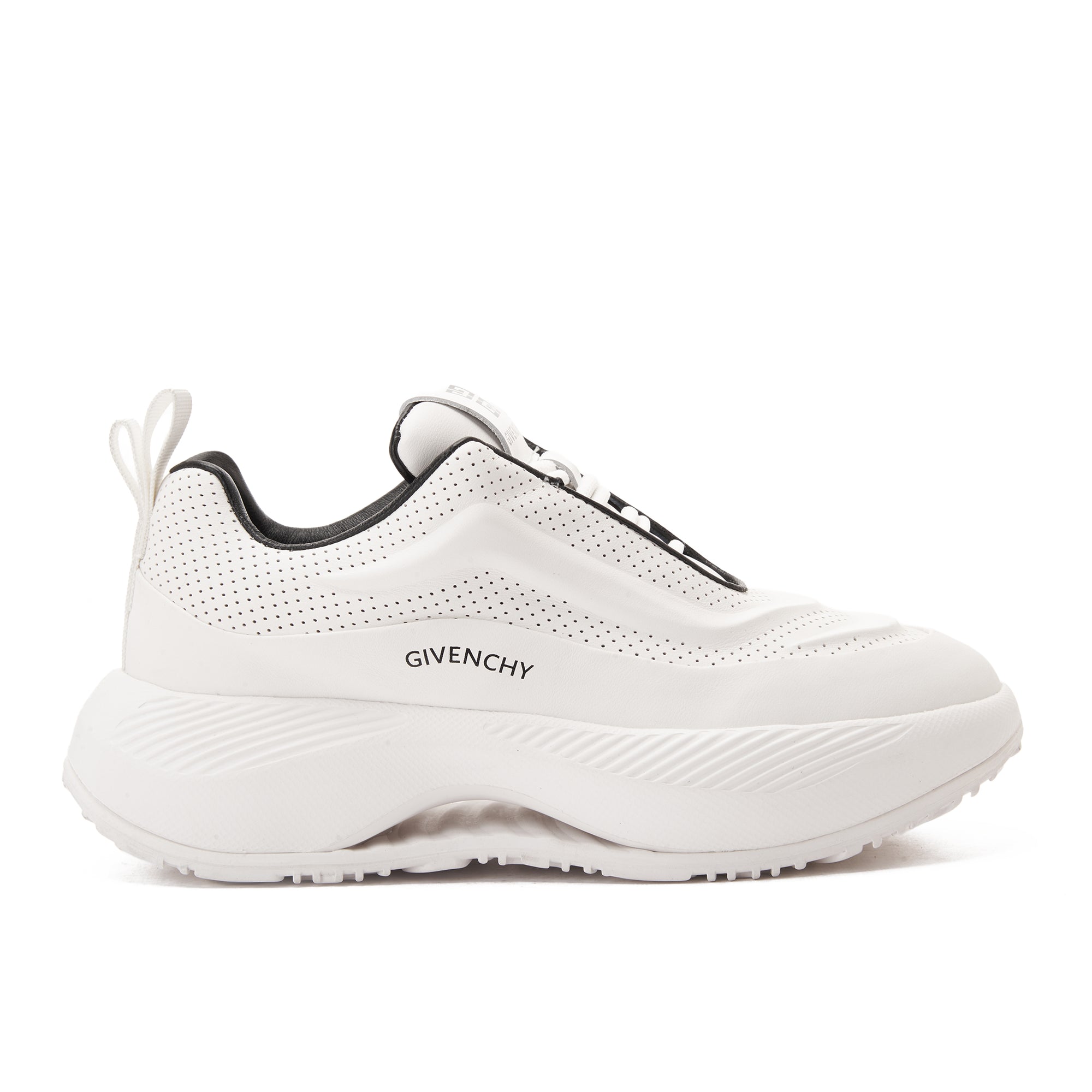 White Givenchy Stried Bulky Sneakers Luxury Shoes