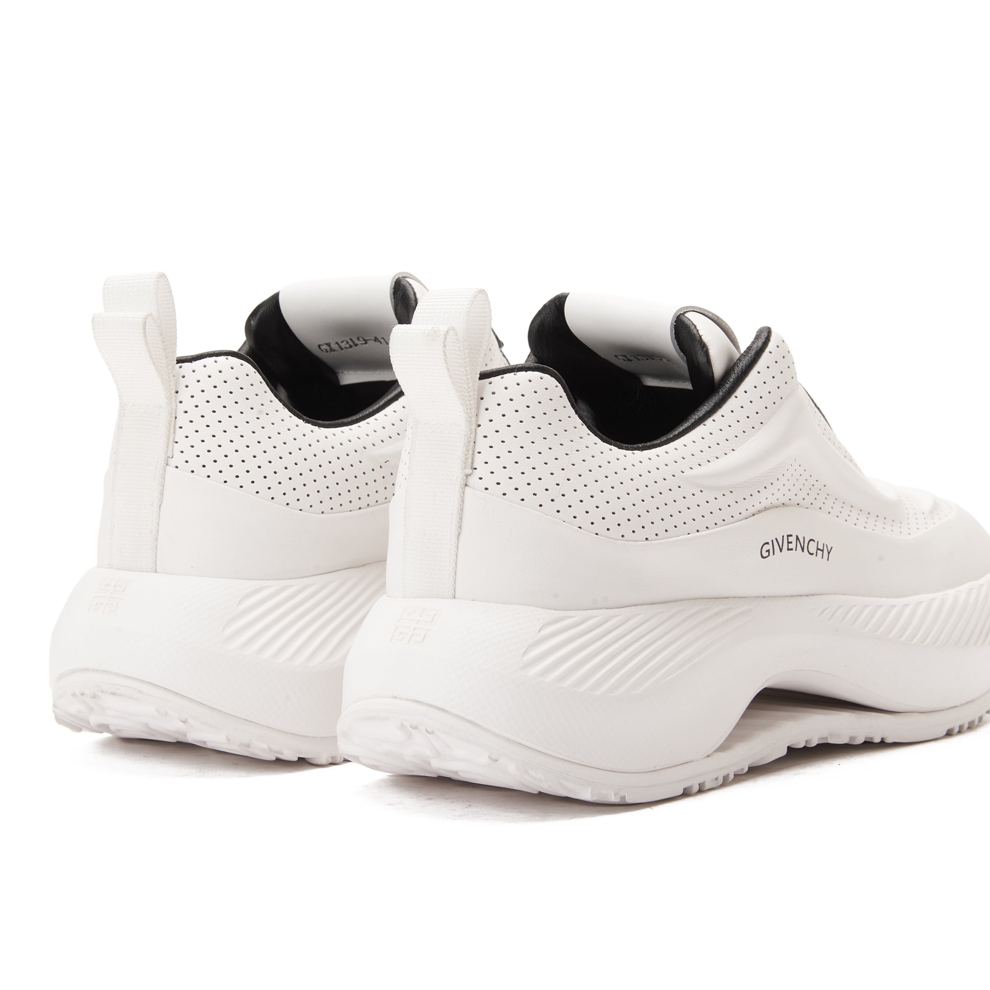 White Givenchy Stried Bulky Sneakers Luxury Shoes