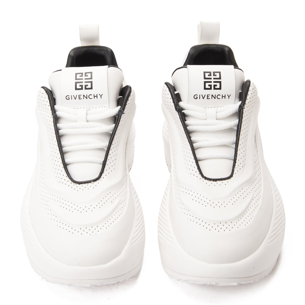 White Givenchy Stried Bulky Sneakers Luxury Shoes
