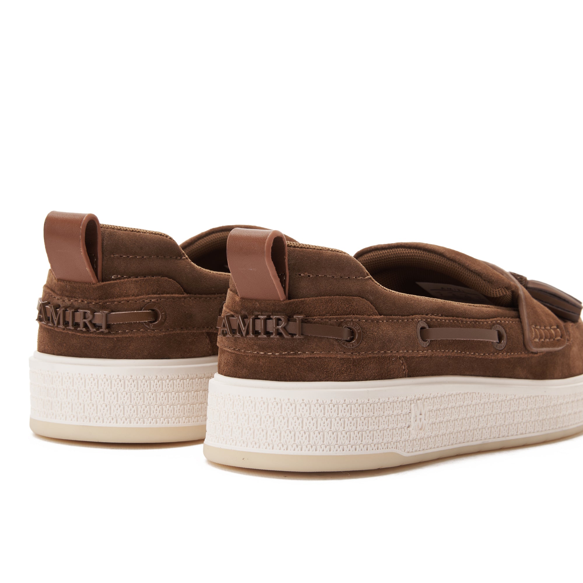 Brwon Amiri MA Tassel Hybird Loafers In Suede Luxury Shoes