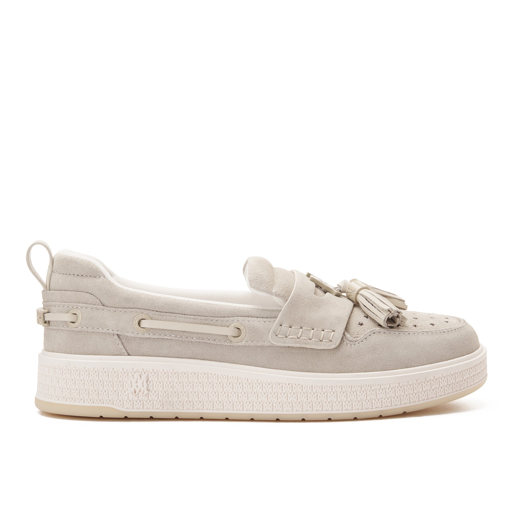 Gray Amiri MA Tassel Hybird Loafers In Suede Luxury Shoes