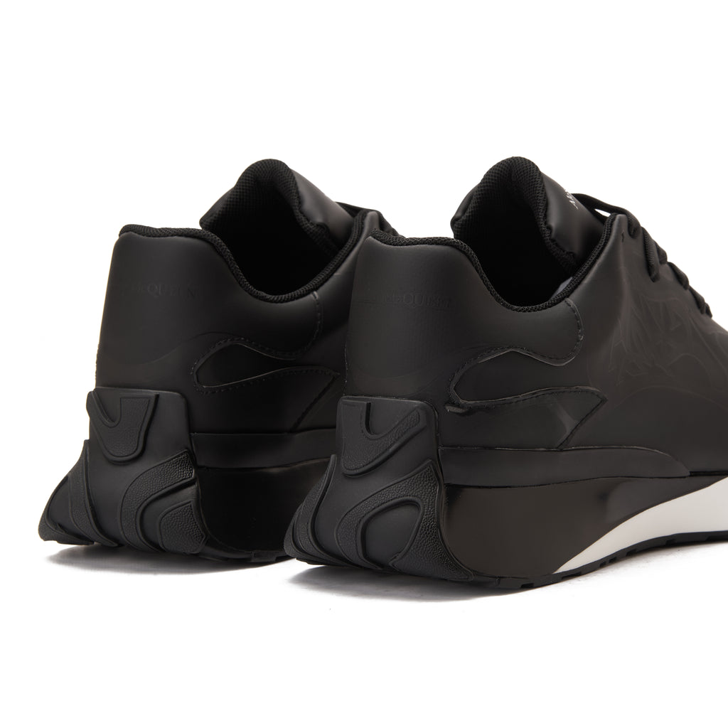 Black Alexander McQueen Sprint Runner Sneakers Luxury Shoes
