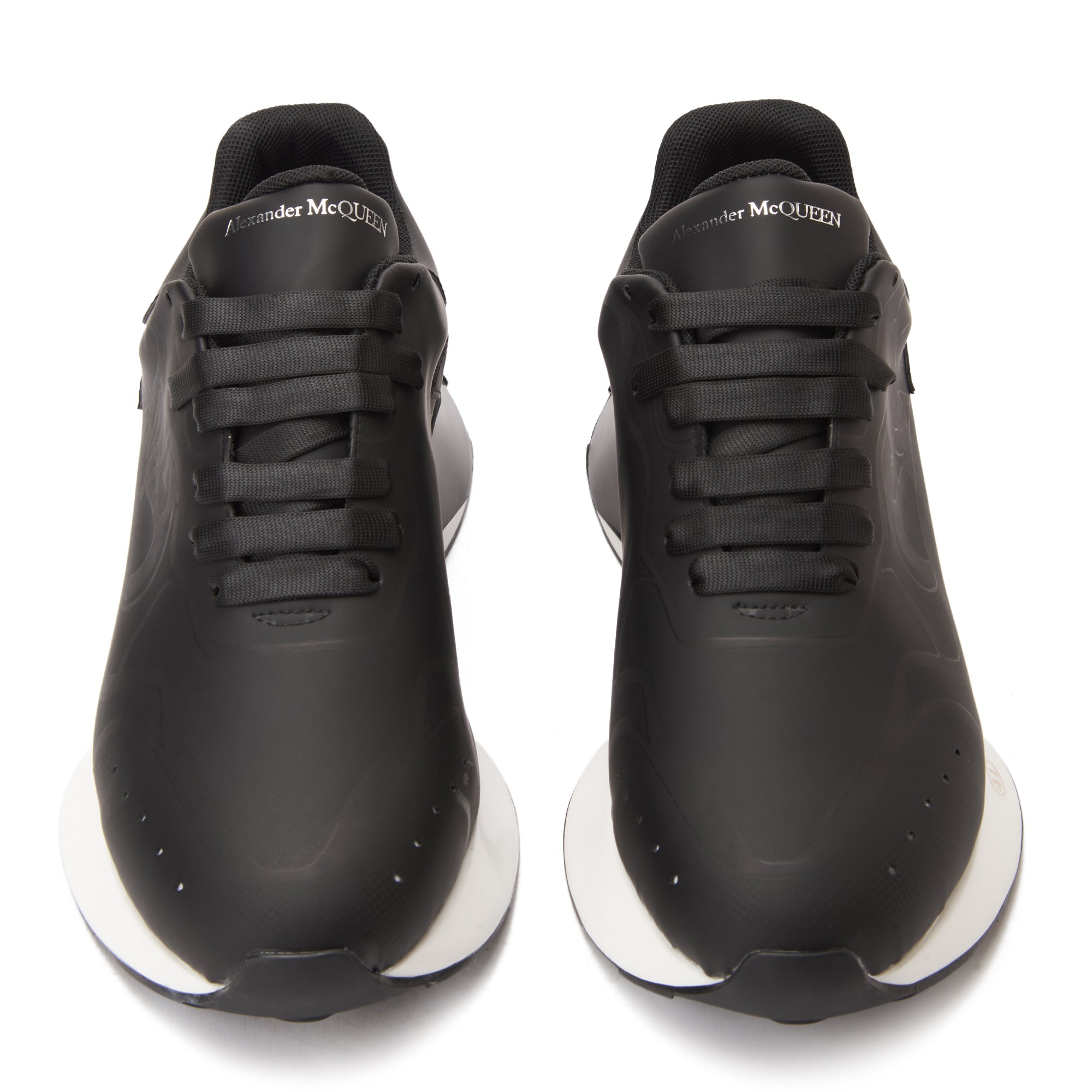 Black Alexander McQueen Sprint Runner Sneakers Luxury Shoes