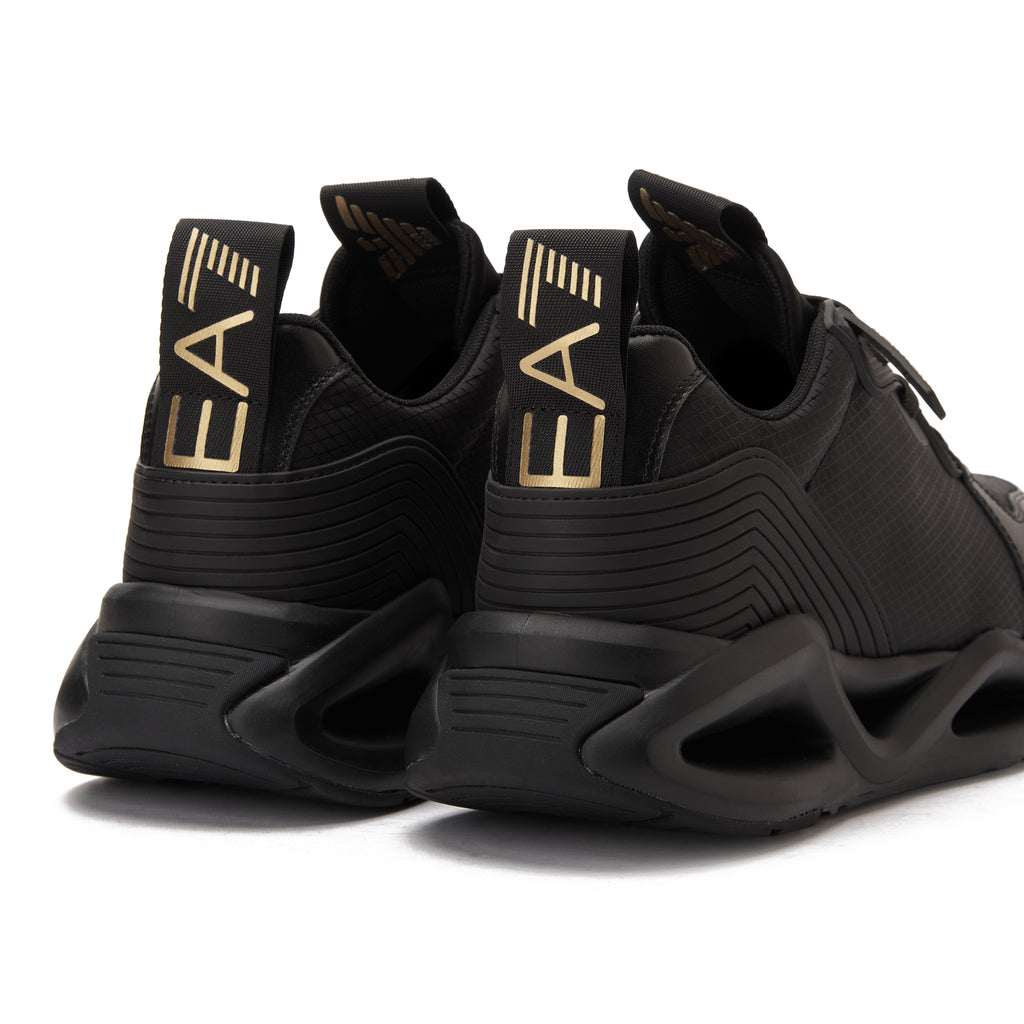 Black&Gold EA7 Emporio Armani Infinity Evolution Sneakers Luxury Shoes