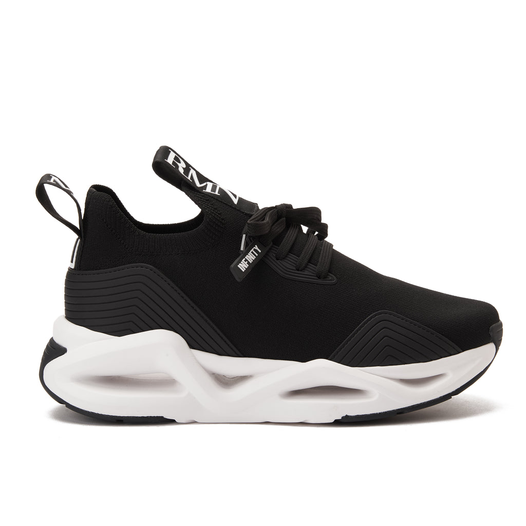 Black EA7 Emporio Armani Infinity Sneaker Luxury Shoes