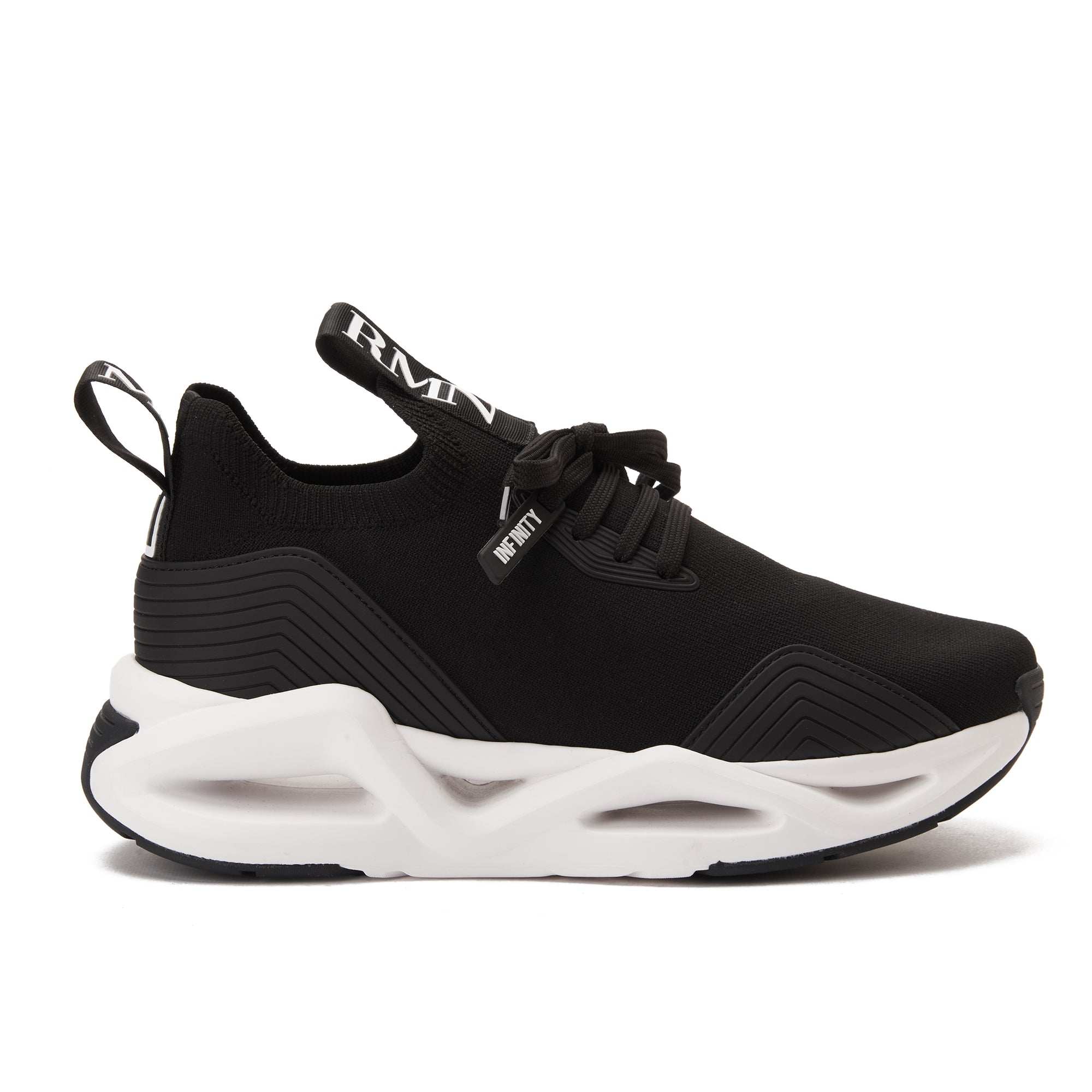 Black EA7 Emporio Armani Infinity Sneaker Luxury Shoes