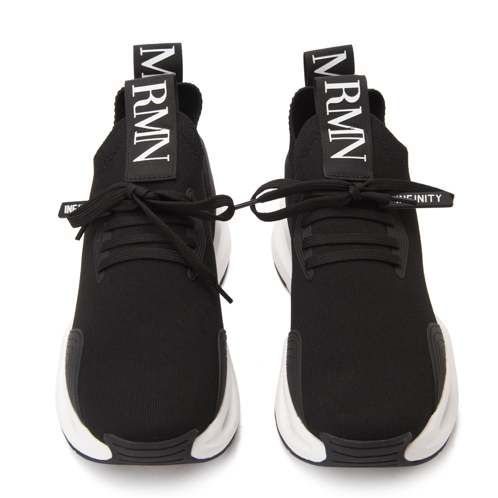 Black EA7 Emporio Armani Infinity Sneaker Luxury Shoes