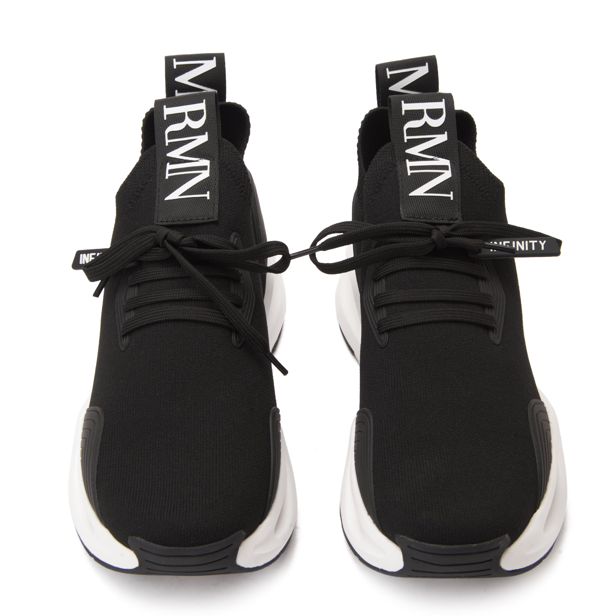 Black EA7 Emporio Armani Infinity Sneaker Luxury Shoes