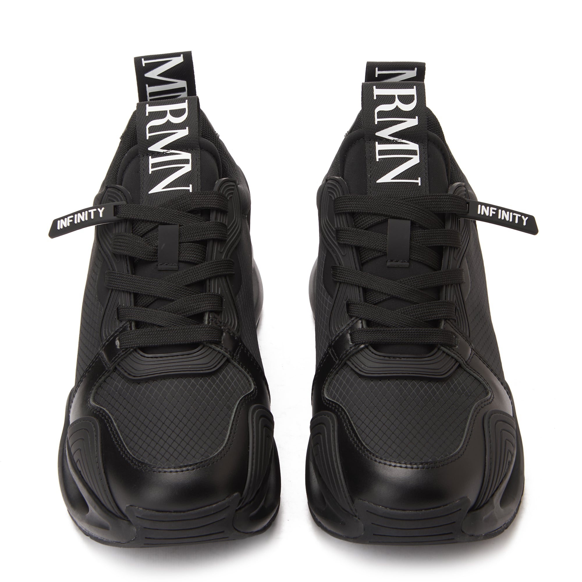 Black EA7 Emporio Armani Infinity Evolution Sneakers Luxury Shoes
