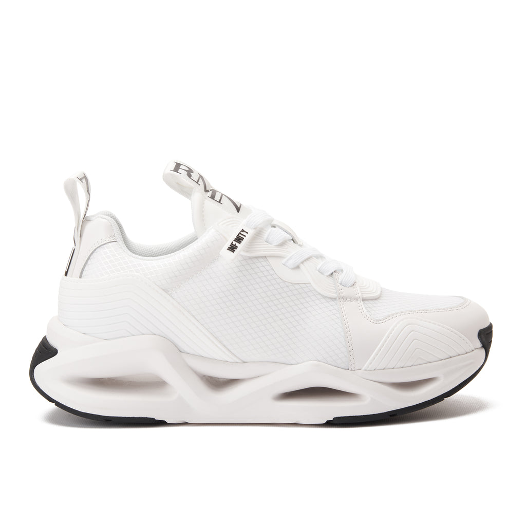 White EA7 Emporio Armani Infinity Evolution Sneakers Luxury Shoes