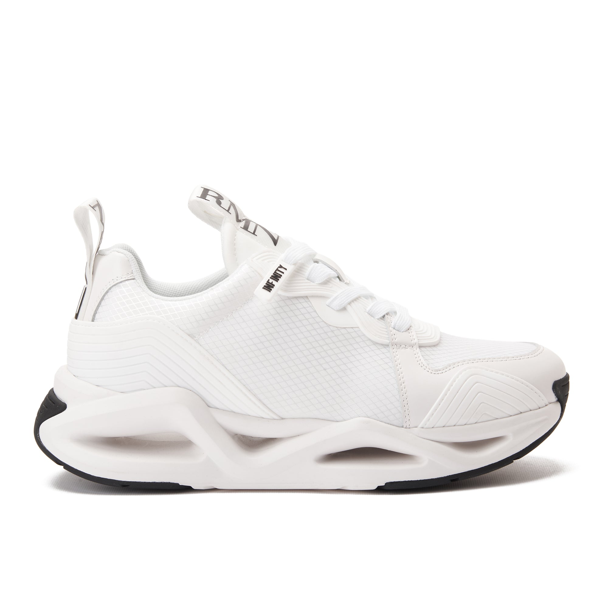 White EA7 Emporio Armani Infinity Evolution Sneakers Luxury Shoes