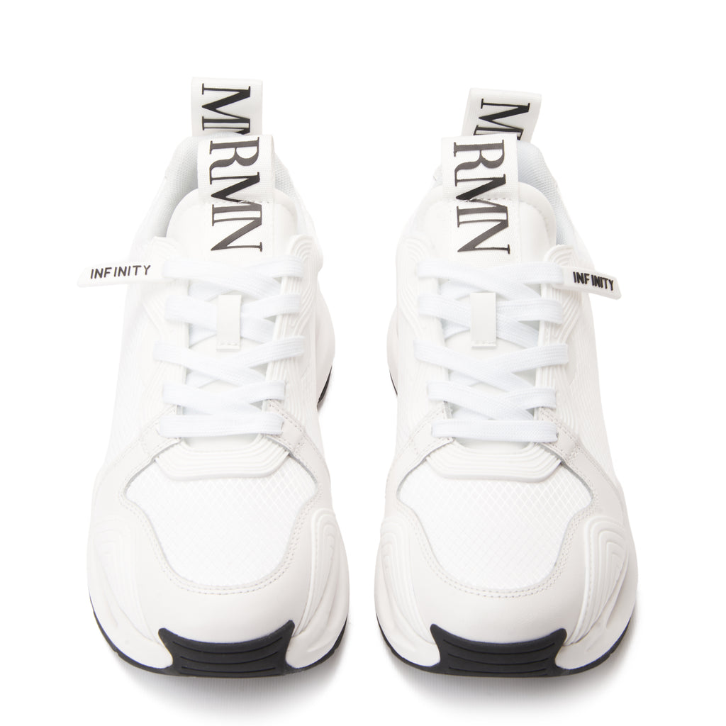 White EA7 Emporio Armani Infinity Evolution Sneakers Luxury Shoes