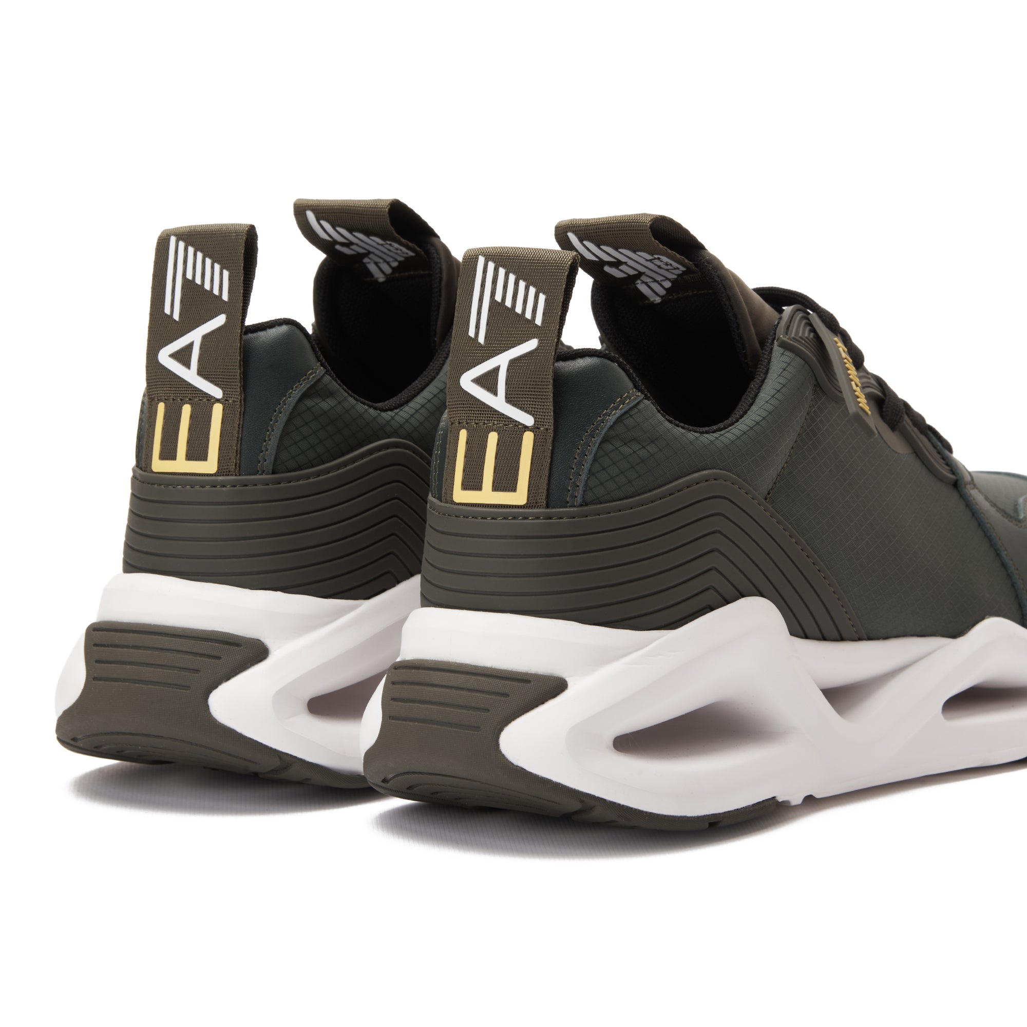 Olive EA7 Emporio Armani Infinity Evolution Sneakers Luxury Shoes
