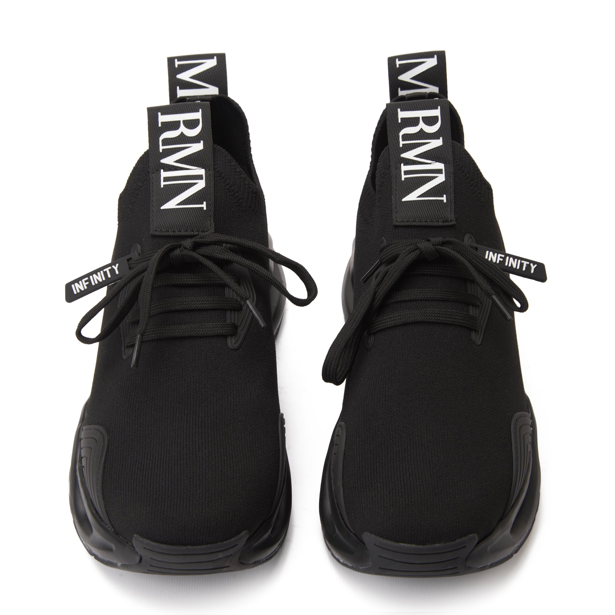 All Black EA7 Emporio Armani Infinity Sneaker Luxury Shoes