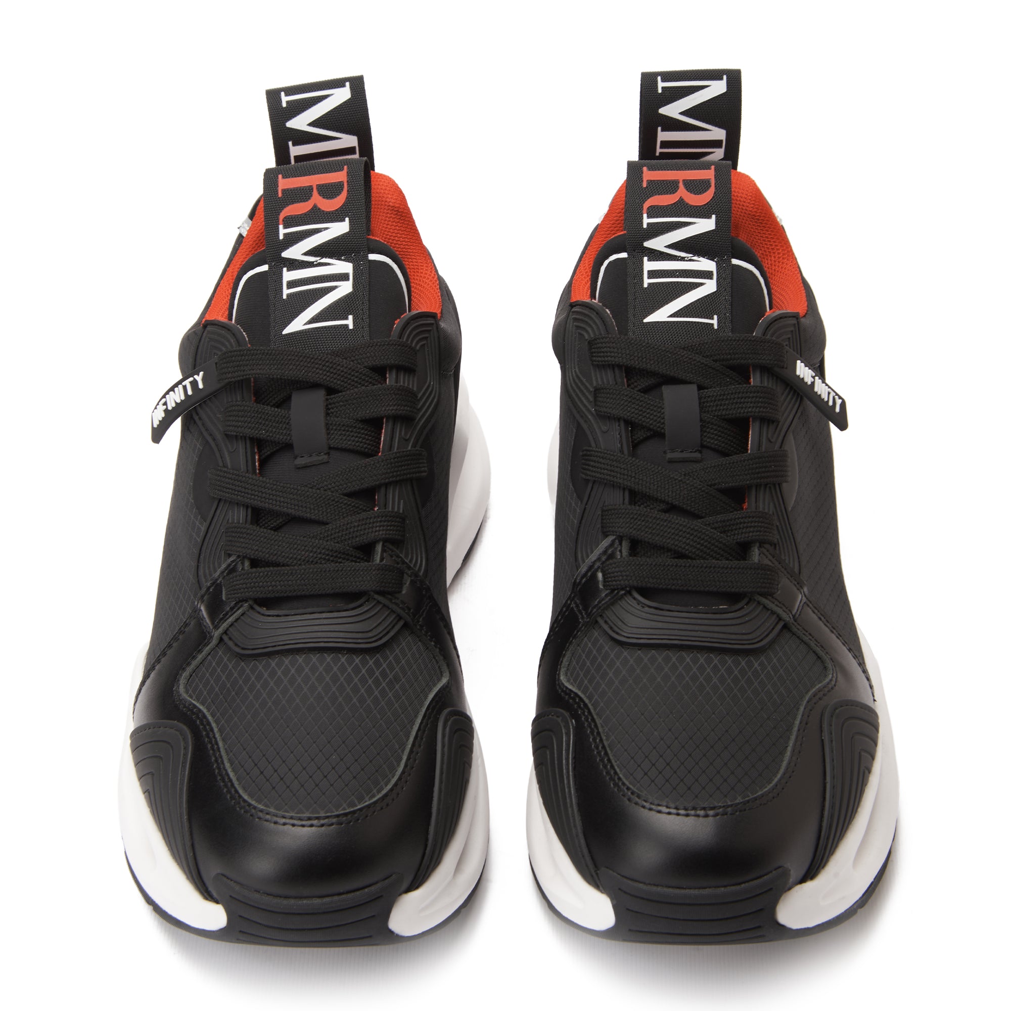Black&Red EA7 Emporio Armani Infinity Evolution Sneakers Luxury Shoes