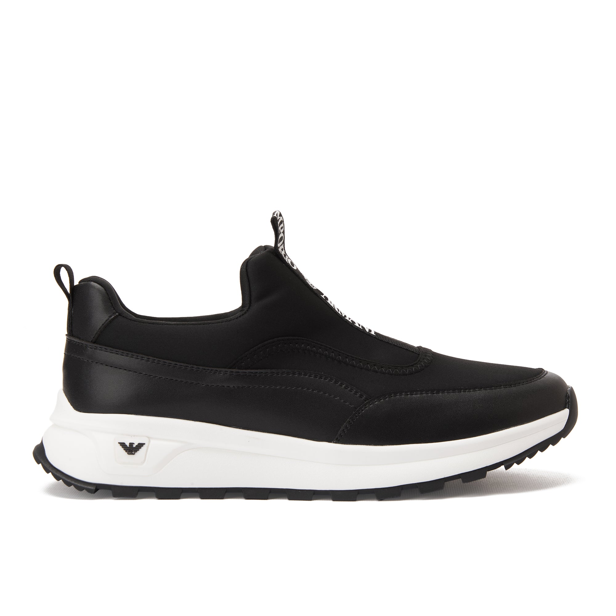 Black Emporio Armani In Logo Sneakers Luxury Shoes