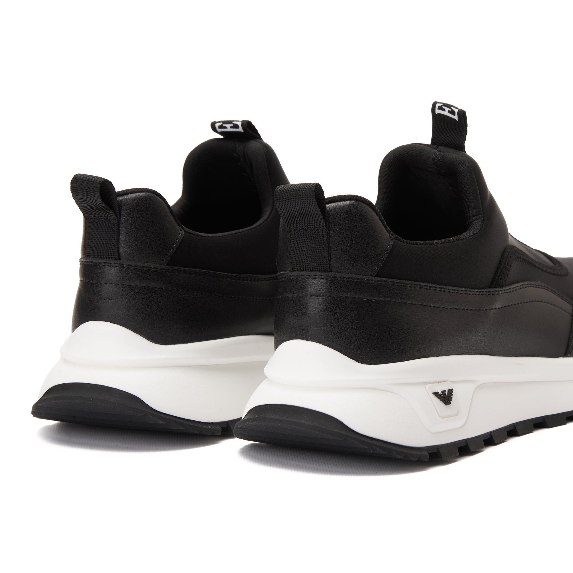 Black Emporio Armani In Logo Sneakers Luxury Shoes