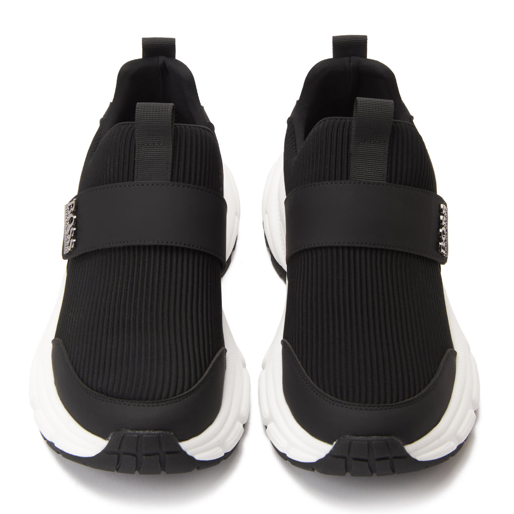 Black Hugo Boss In Logo Ripped Scotch Sneakers Luxury Shoes