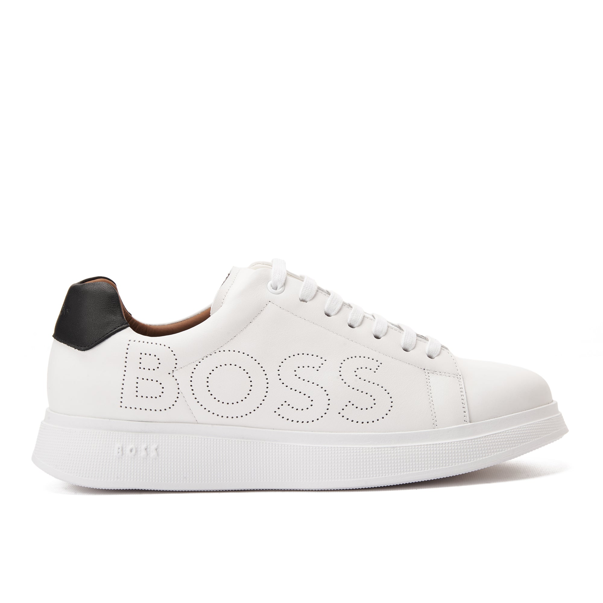 White Hugo Boss Low Top Herren Bulton Sneakers Luxury Shoes