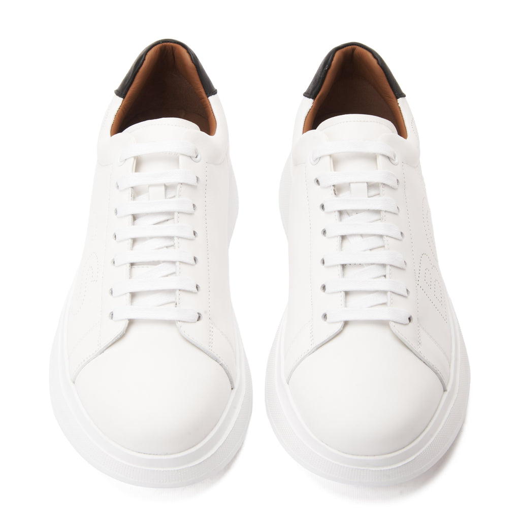 White Hugo Boss Low Top Herren Bulton Sneakers Luxury Shoes