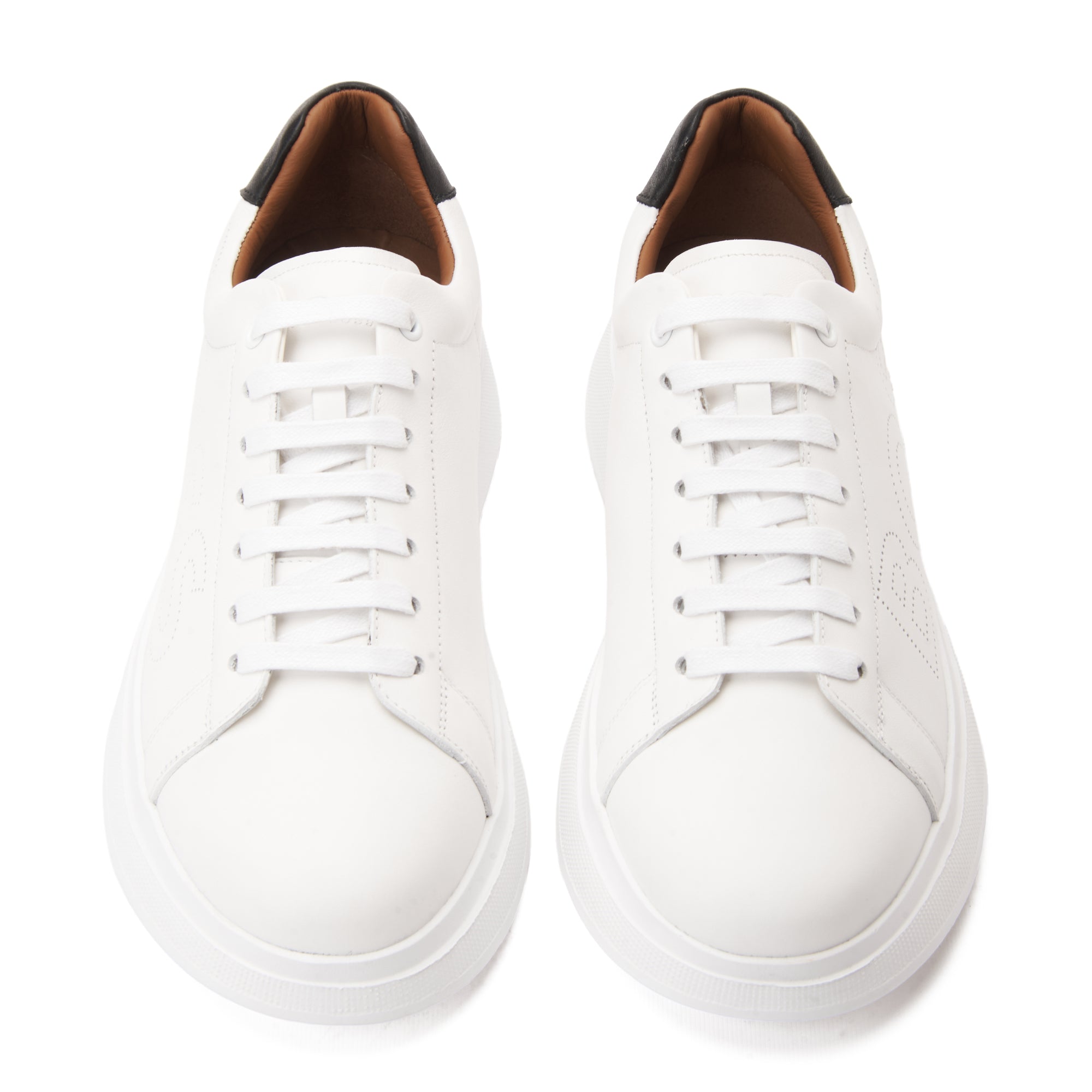 White Hugo Boss Low Top Herren Bulton Sneakers Luxury Shoes
