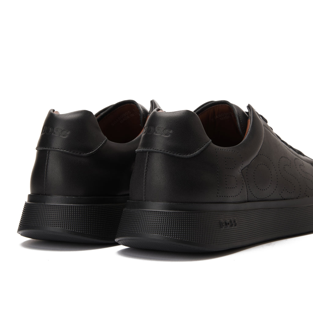 All Black Hugo Boss Low Top Herren Bulton Sneakers Luxury Shoes