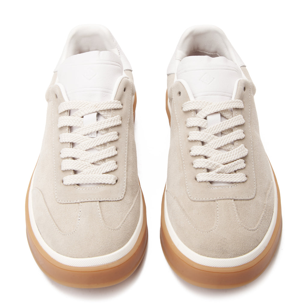 Beige Loro Piana Tennis Walk Suede Sneakers Luxury Shoes