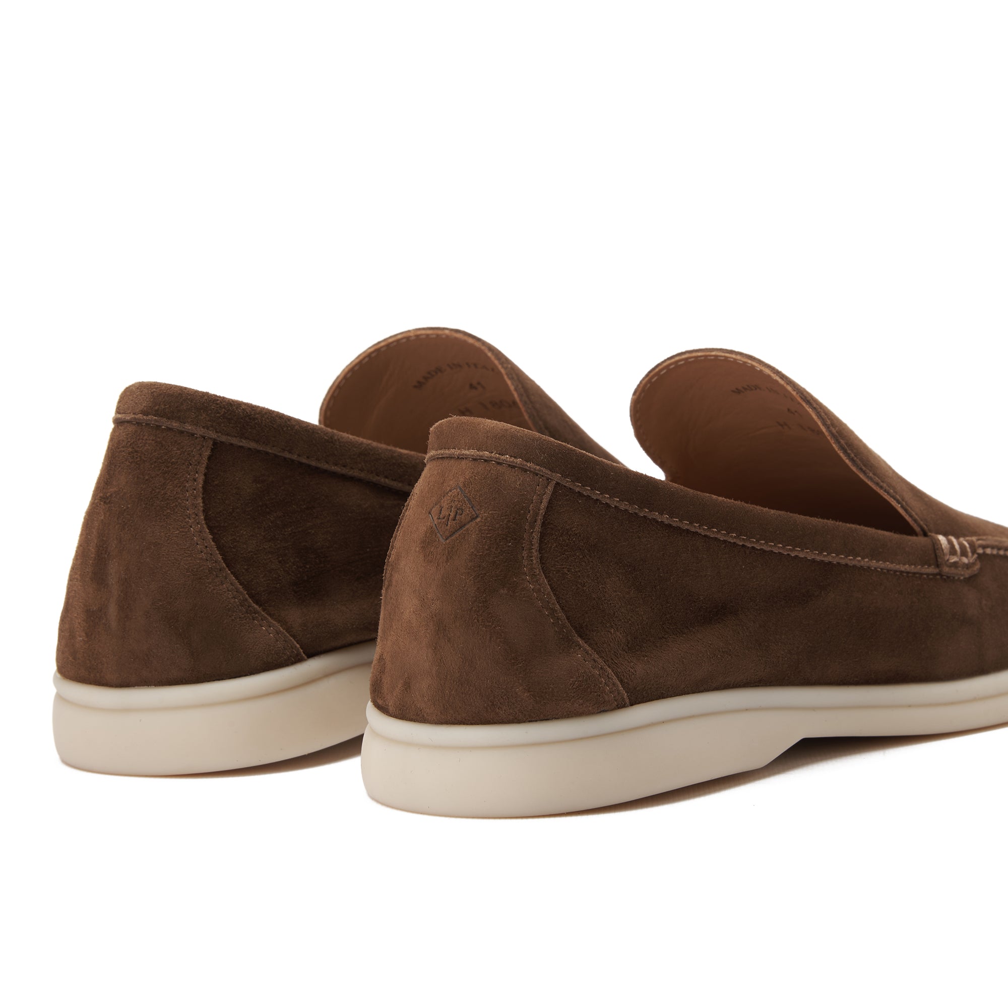Brown Loro Piana Summer Walk Suede Loafers Luxury Shoes