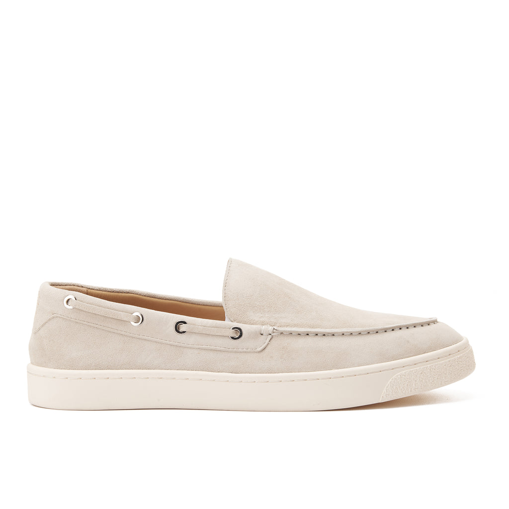 Off White Brunello Cucinelli Suede Nubuck Lofars Luxury Shoes