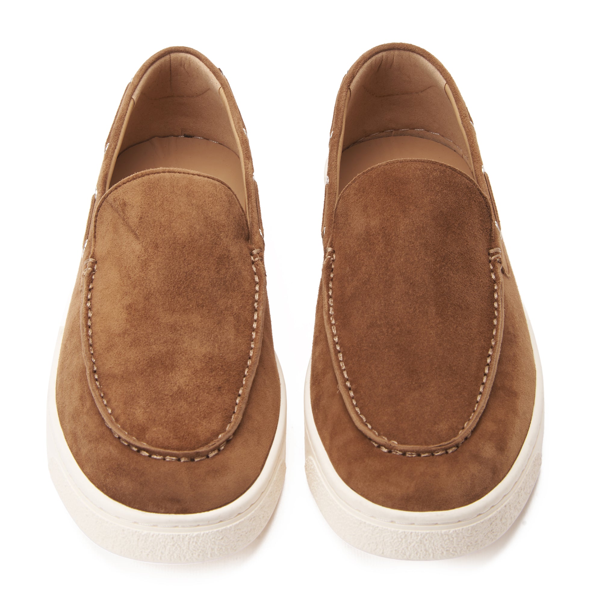 Brown Brunello Cucinelli Suede Nubuck Lofars Luxury Shoes