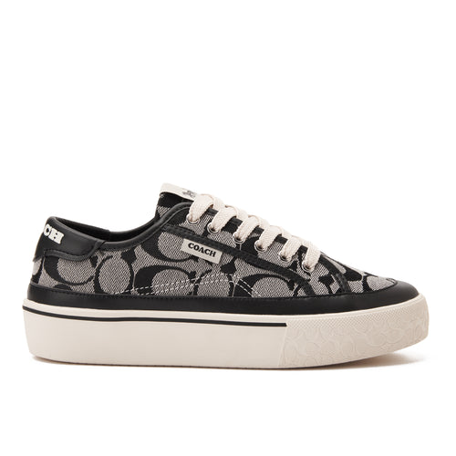 Black Coach Citysole Platform Jacquard Sneakers Luxury Shoes