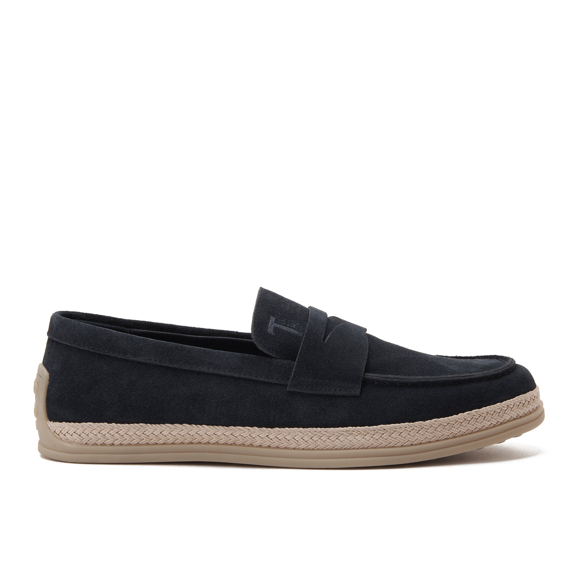 Navy Tod's In Suede Loafers Luxury Shoes