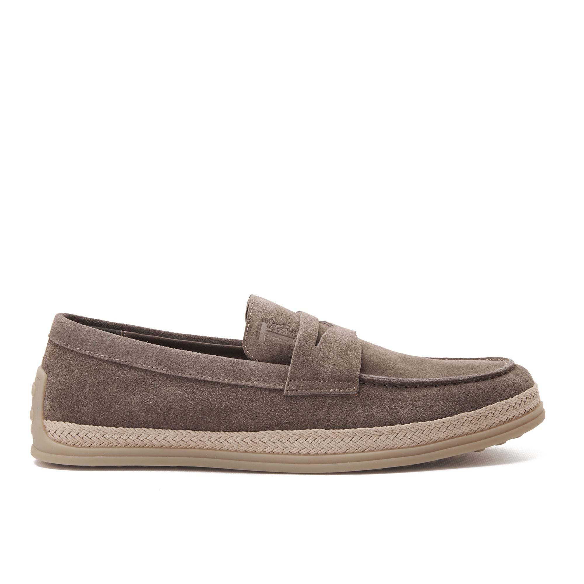 Gray Tod's In Suede Loafers Luxury Shoes