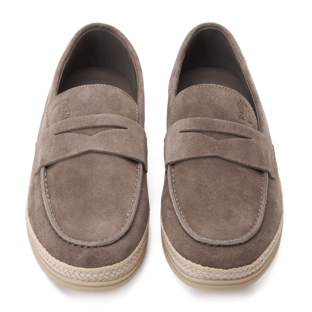 Gray Tod's In Suede Loafers Luxury Shoes